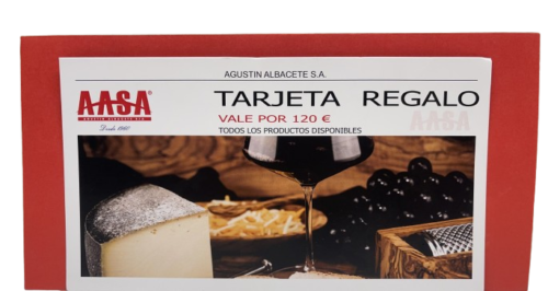 Tarjeta regalo 120 Euros