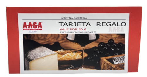 Tarjeta regalo 50 Euros