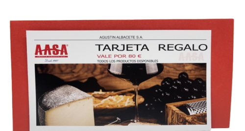 Tarjeta regalo 80 Euros