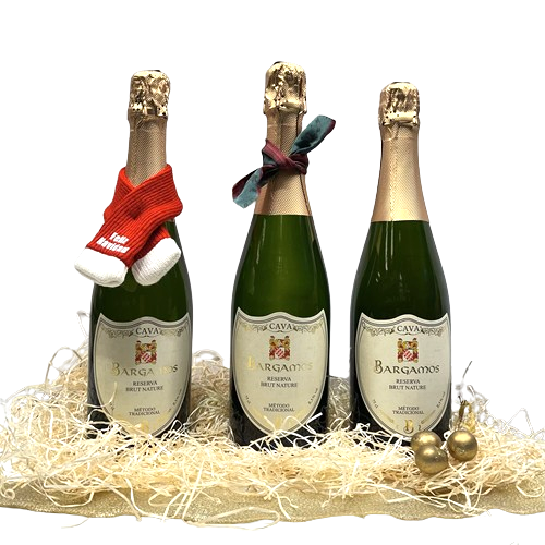PROMO NAVIDAD 2025 CAVA BARGAMOS 3 BOTELLAS
